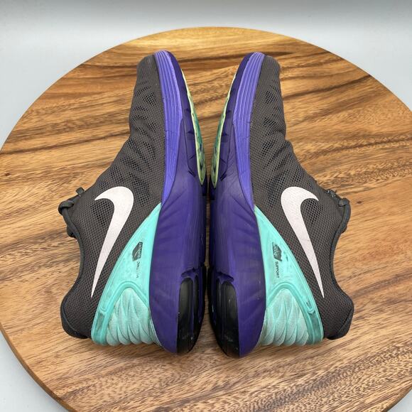 Nike LunarGlide 6 Shoes Womens Size 7 Gray Running Comfort Walking Gym Sneakers - Picture 6 of 8